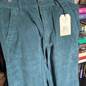 Women’s Teal Corduroy Pants